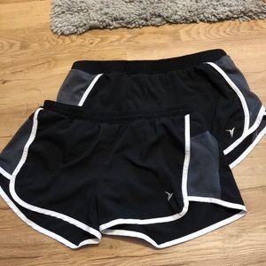 Set of 2old navy active shorts